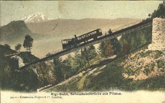 10556260 Rigi Rigi-Bahn Bruecke Pilatus x 1907