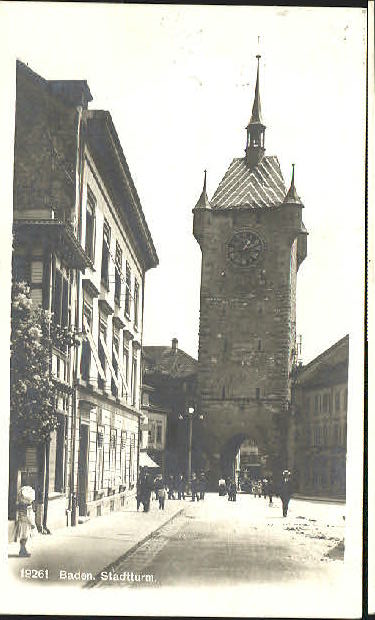 10556275 Baden AG Baden Turm x 1928 Baden