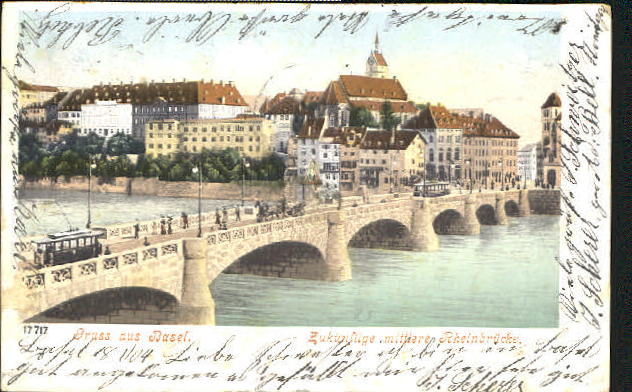 10556380 Basel BS Basel Bruecke x 1904 Basel BS