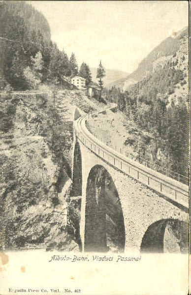 10556764 Albulabahn Passmal-Viadukt Albula