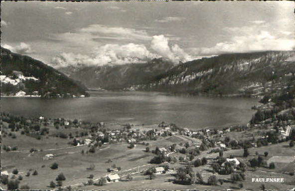 10557049 Faulensee Faulensee bei Spiez See x 1940 Faulensee