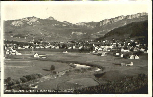 10557087 Appenzell IR Hoher Kasten Alpsiegel x 1936 Appenzell