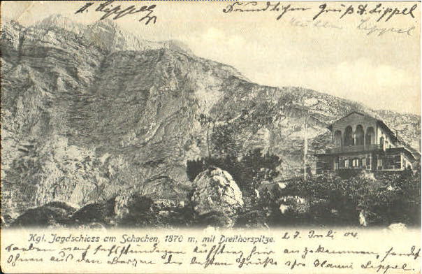 10096590 Schachen LU Schachen bei Garmisch-Partenkirchen Jagdschloss x 1904 Scha