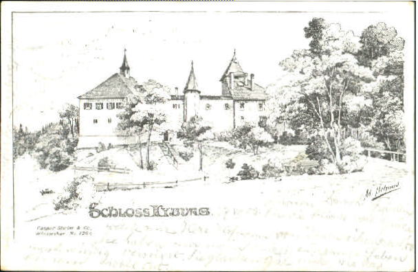 10558488 Kyburg ZH Schloss Kyburg KuenstlerAd. Schmid x 1902 Kyburg