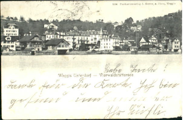 10558501 Weggis Vierwaldstaettersee Weggis Unterdorf Vierwaldstaettersee x 1905