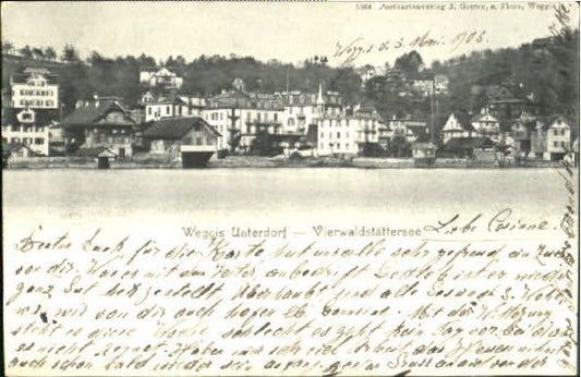 10558506 Weggis Vierwaldstaettersee Weggis Unterdorf Vierwaldstaettersee x 1905