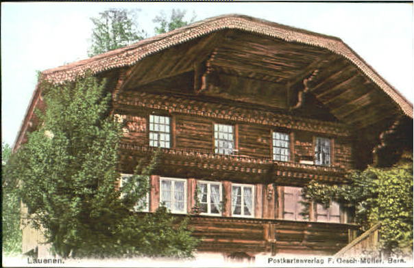 10558511 Lauenen Lauenen  ungelaufen ca. 1910 Lauenen b. Gstaad