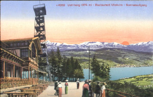 10558768 Uetliberg Zuerich Restaurant Uetliberg inutilisé environ 1910 Uetliberg Zu