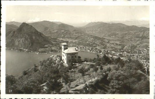 10558808 Monte Bre City Monte Bre Hotel Lago Lugano x 1940 Monte