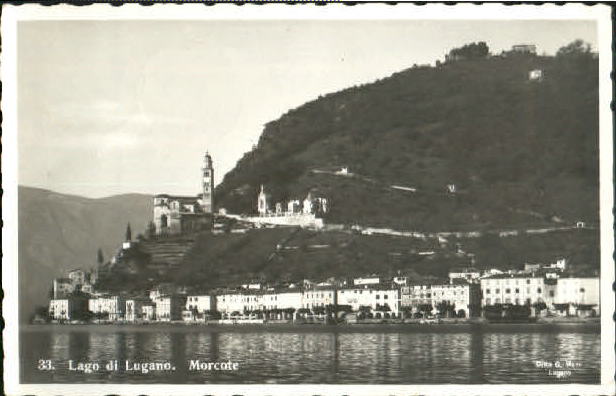 10558863 Morcote TI Morcote Lago Lugano x 1938 Morcote