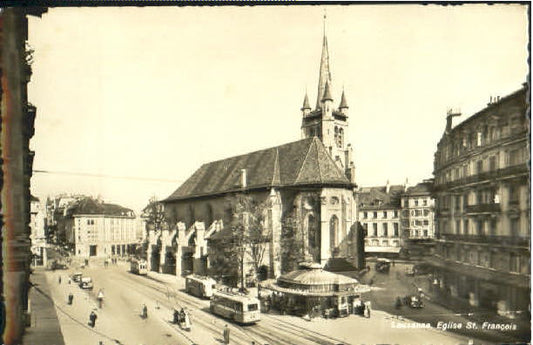 10558887 Lausanne VD Église de Lausanne x 1939 Lausanne