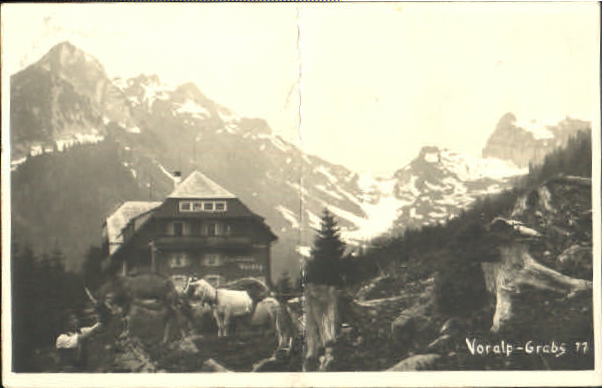 10558914 Grabs Grabs Kurhaus Voralp x 1923