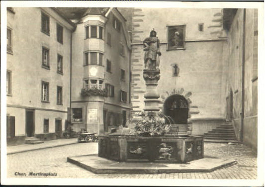 10558964 Chur GR Chur Martinsplatz ungelaufen ca. 1930 Chur