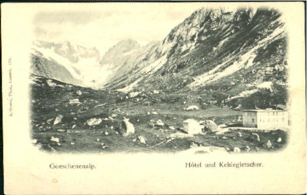 10560268 Goeschenen Goeschenenalp Hotel ungelaufen ca. 1900 Goeschenen