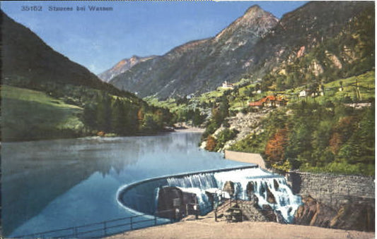 10560284 Stausee Stausee bei Wassen ungelaufen ca. 1920 Stausee