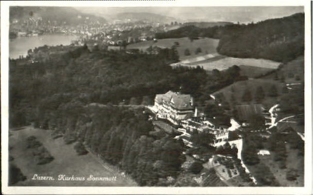 10560491 Lucerne LU Lucerne Kurhaus photographie aérienne x 1935 Lucerne