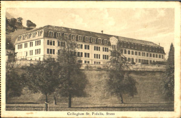 10560512 Stans Stans Collegium ungelaufen ca. 1920