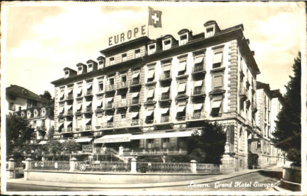 10562348 Luzern LU Luzern Hotel Feldpost x 1940 Luzern