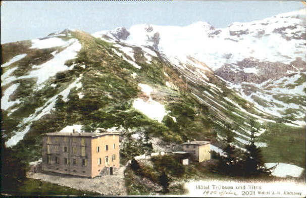 10562473 Truebsee OW Truebsee Hotel ungelaufen ca. 1910 Engelberg