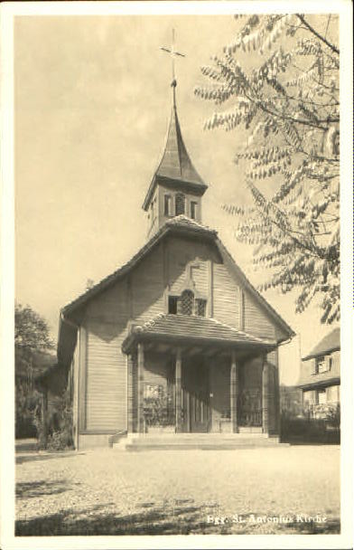 10562511 Egg ZH St. Antonius Kirche ungelaufen ca. 1930 Egg ZH