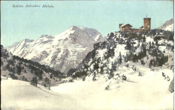 10562730 Maloja GR Maloja Schloss Belvedere ungelaufen ca. 1910 Maloja