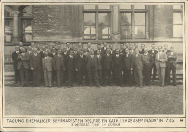 10562754 Zuerich Zuerich Séminaire pour enseignants et séminaristes Zoug o 1931 Zuerich