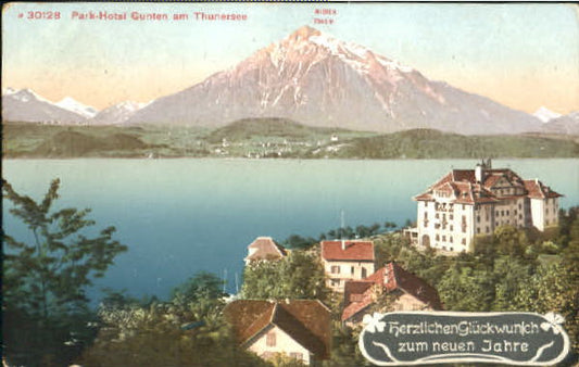 10562805 Gunten Gunten Thunersee Hotel x 1914 Gunten