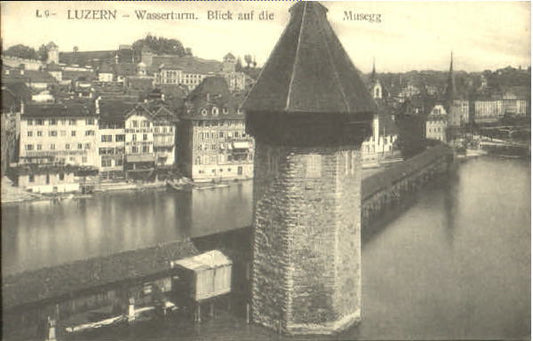 10562843 Luzern LU Luzern Wasserturm ungelaufen ca. 1910 Luzern