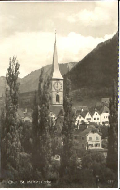 10562919 Chur GR Chur Kirche ungelaufen ca. 1930 Chur