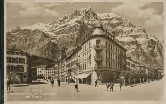 10892344 Glarus GL Glarus Bahnhofstrasse Burgstrasse Wiggis x Glaris