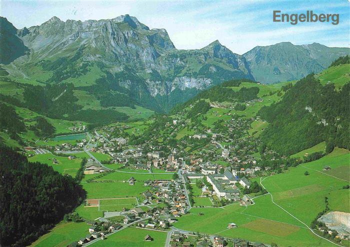 13994360 Engelberg__OW Photo aérienne avec le col du Juchli