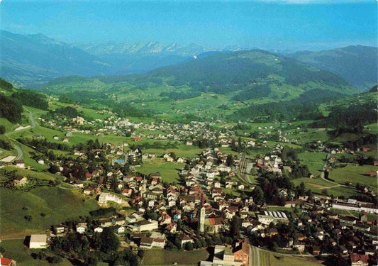 13995824 Ebnat-Kappel SG Panorama Blick gegen Churfirsten