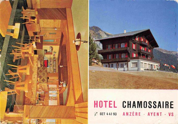 13995975 Anzere Hotel Chamossaire Restaurant