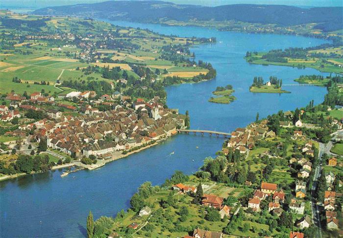 13996721 Stein Rhein Stein am Rhein SH mit Untersee Fliegeraufnahme