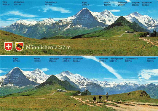 13997528 Grindelwald BE Berghotel Maennlichen Alpenpanorama Berner Alpen