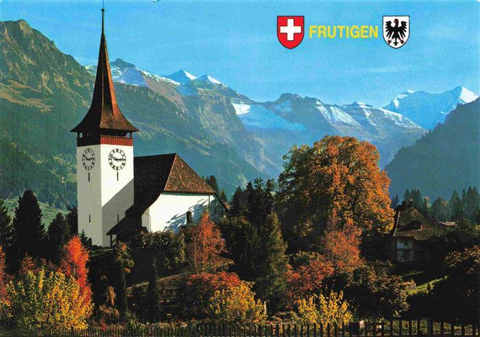 13997548 Frutigen BE Kirche Herbststimmung Berner Alpen