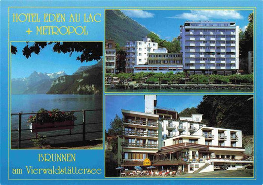 13997662 Brunnen Vierwaldstaettersee SZ Hotel Eden au Lac mit Metropol Hotel