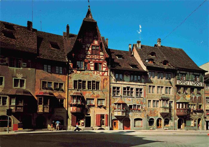 13997930 STEIN  AM RHEIN SH Historische Gebaeude Altstadt