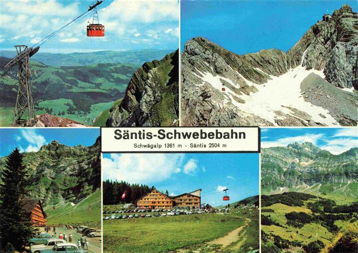 13997955 Schwaegalp AR Saentis-Schwebebahn Appenzeller Alpen