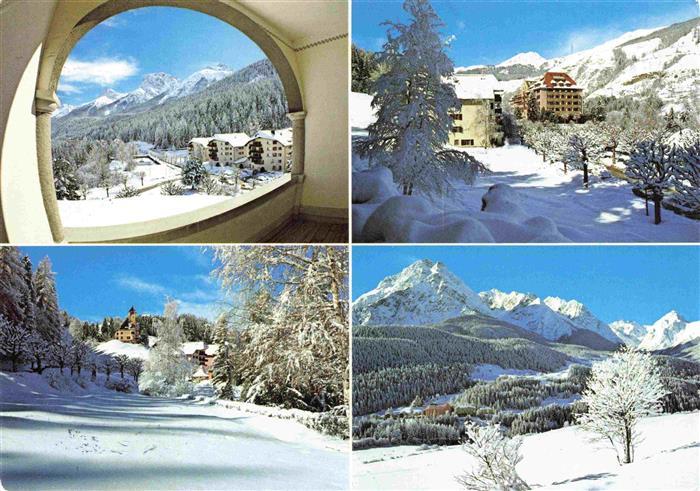 13997817 Vulpera Tarasp Schuls Scuol GR Winterpanorama