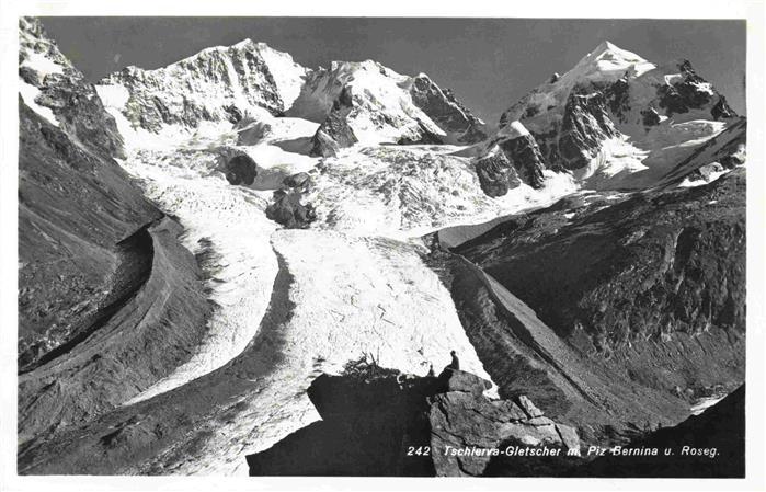 13998445 Tschiervagletscher GR mit Piz Bernina