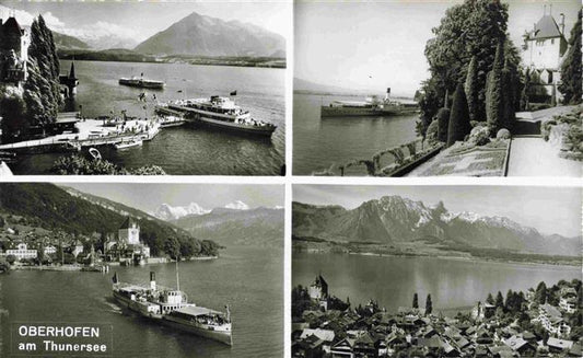 13999600 Oberhofen Thunersee Panorama Teilansichten