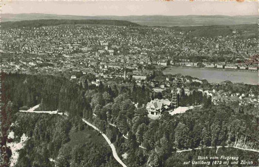 13999772 Uetliberg uetliberg ZH Panorama Blick auf Zuerich