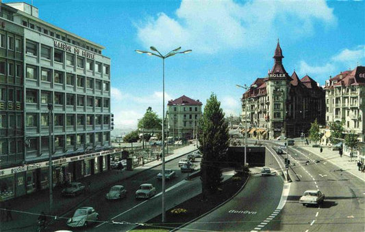 13999773 LAUSANNE VD Chauderon Platz und Volkshaus