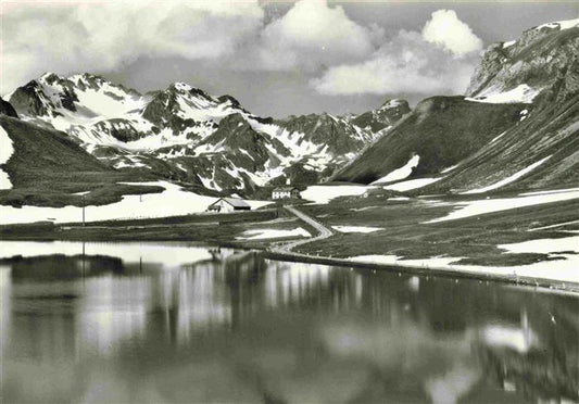 14001977 Albulahospiz 2315m Albulapass GR Passhoehe mit Piz Piramida