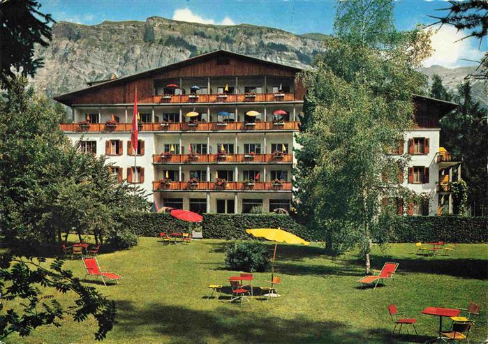 14002308 Waldhaus Flims GR Hotel Adula mit Flimserstein