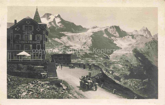 14002820 Klausenpass 1948m UR Hotel Klausen Passhoehe mit Scheerhorn und Windgae