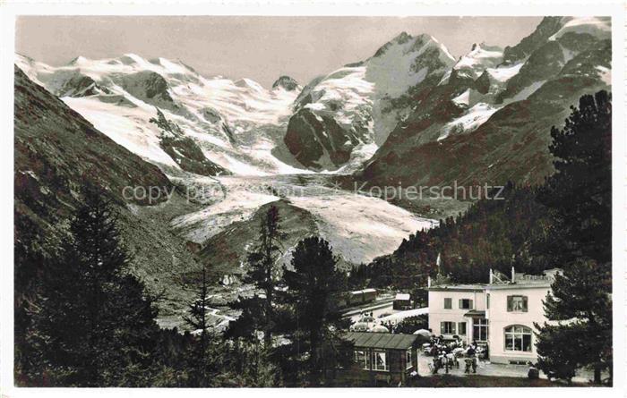 14002824 Morteratsch GR Hotel Morteratsch mit Berninagruppe