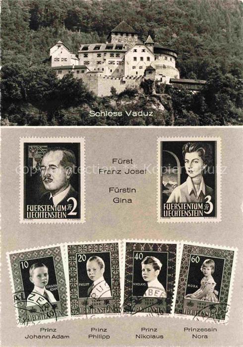 74004889 Vaduz Liechtenstein FL Schloss Fuerst Franz Josef Fuerstin Gina Prinzen