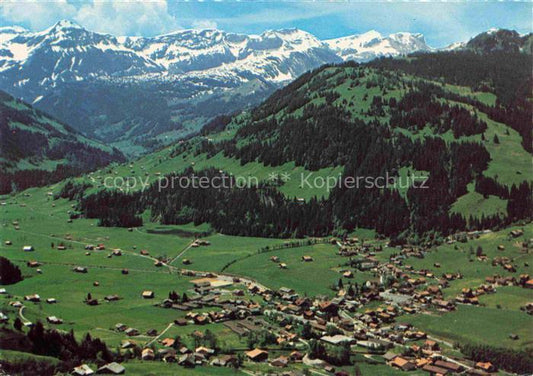 14005309 Lenk Simmental BE Fliegeraufnahme mit Gletscherhorn